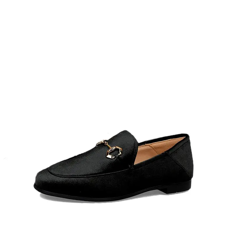 Chaussure Cuir Noir Femme