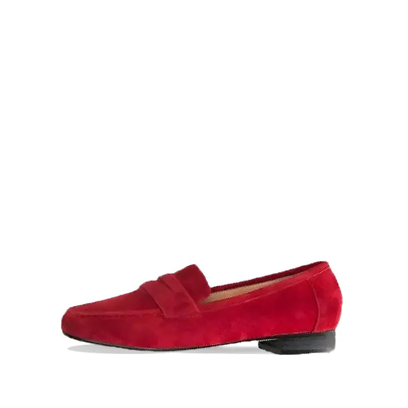 mocassin rouge