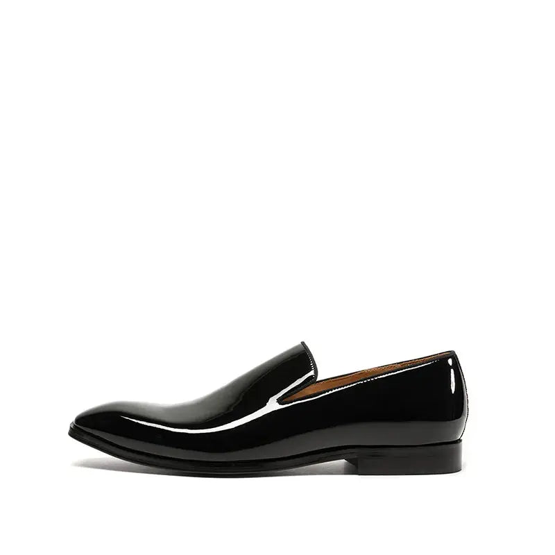 Mocassin Cuir Verni Homme