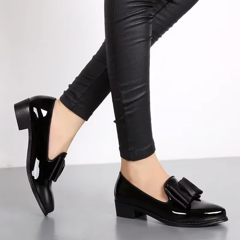 Chaussures Femme Cuir Vernis Noir