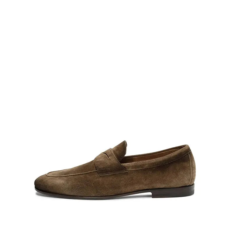 Mocassin Daim Homme Marron