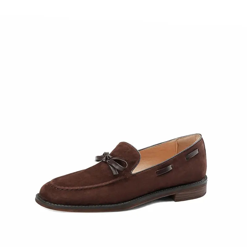 Mocassin Femme Cuir Marron