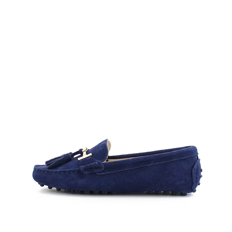 Mocassin Indien Femme - Bleu Marine