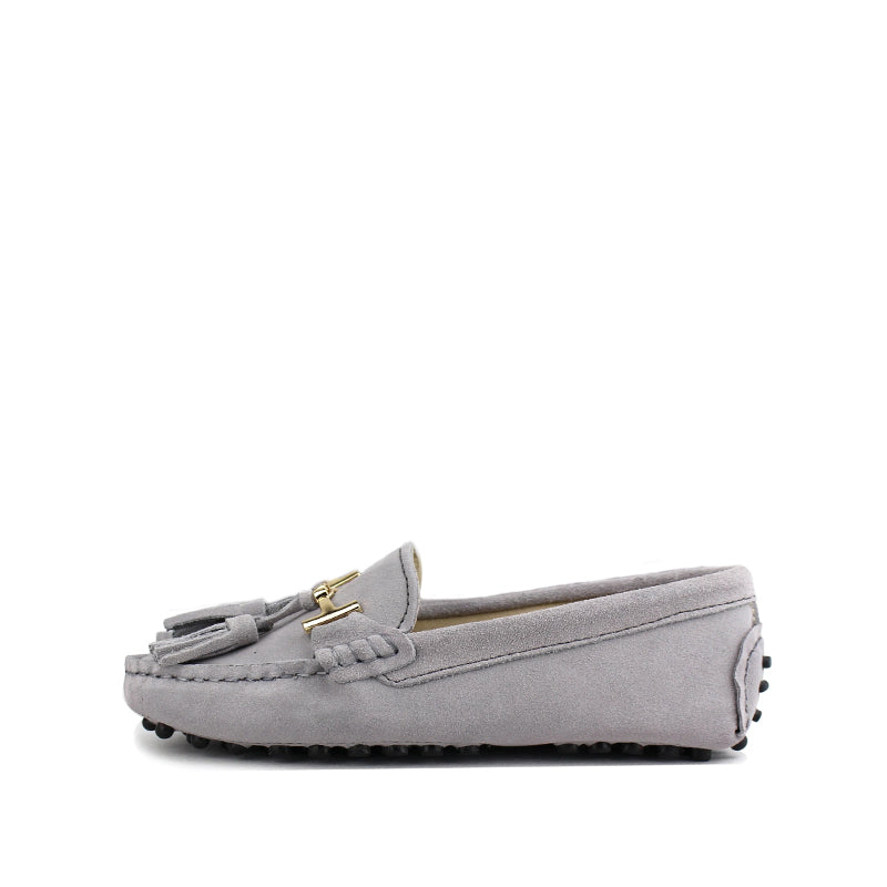 Mocassin Indien Femme - Gris Clair