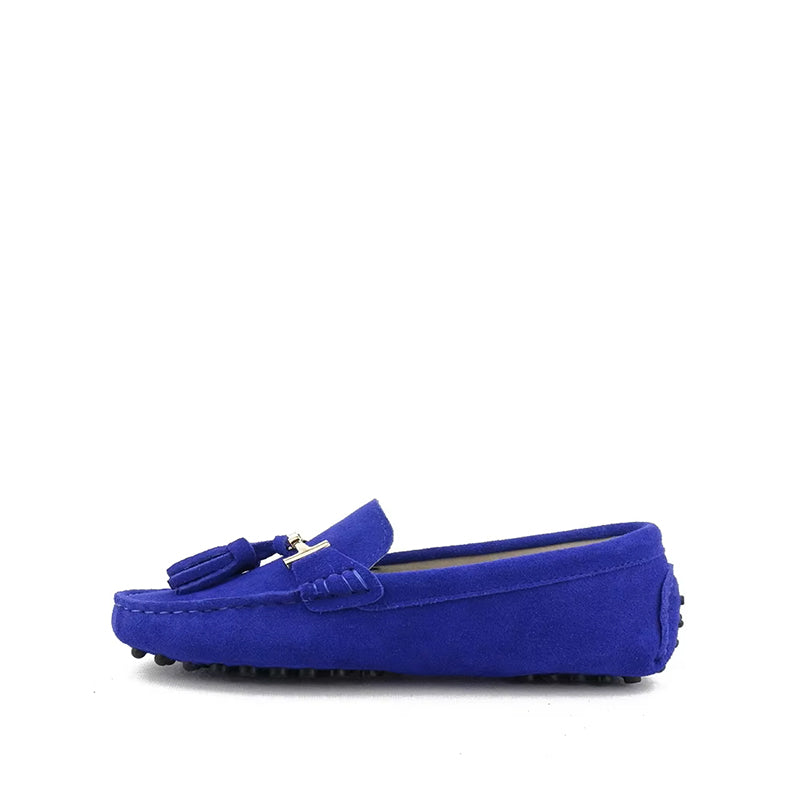 Mocassin Indien Femme - Indigo