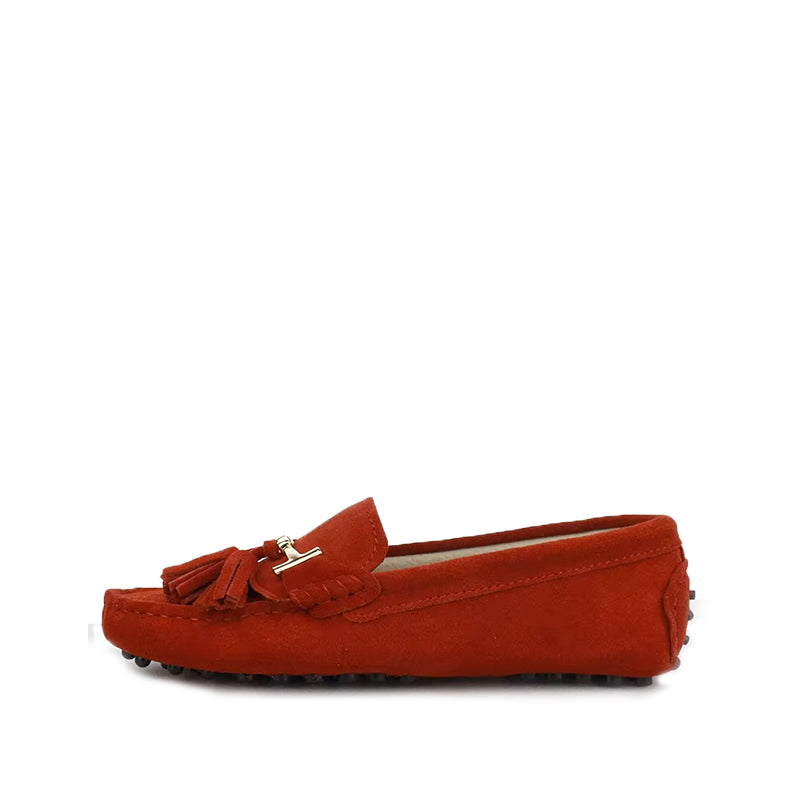 Mocassin Indien Femme - Rouge