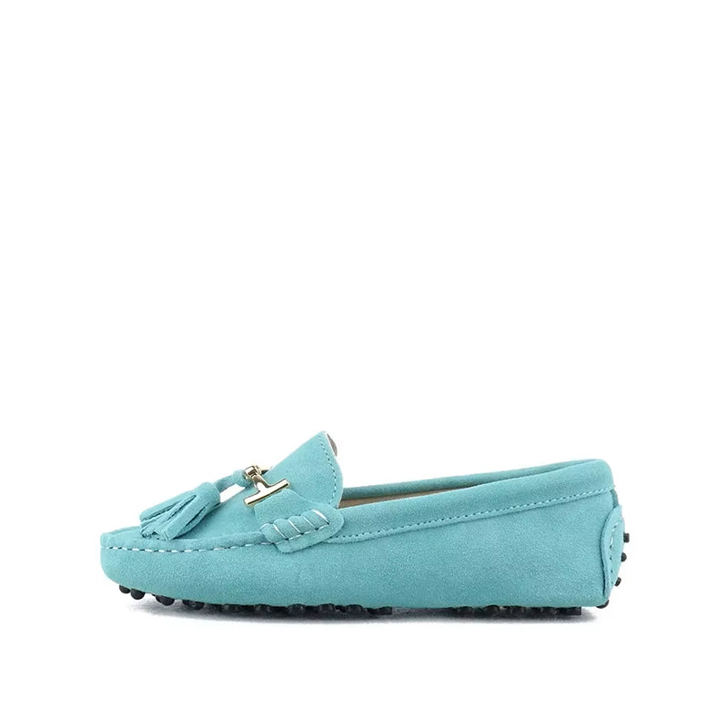 Mocassin Indien Femme - Turquoise