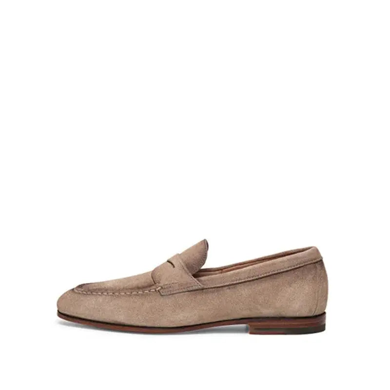 Mocassin Homme Daim Beige