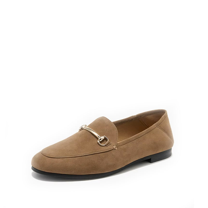 Mocassin Nubuck Femme - Kaki