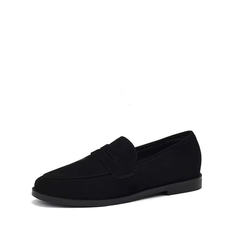 Mocassin Nubuck Femme - Noir