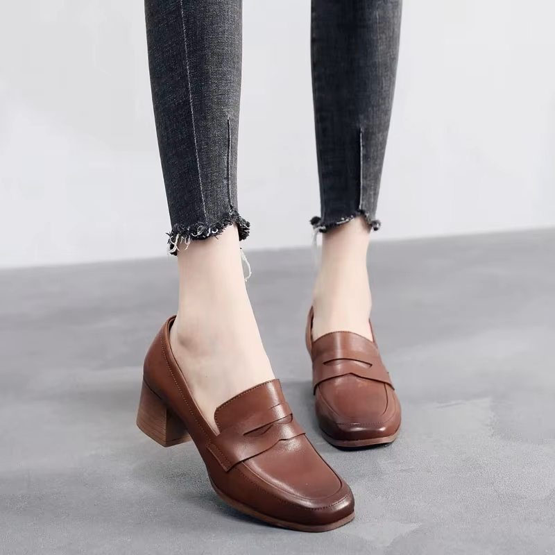 Mocassin Talon Camel - Mocassins