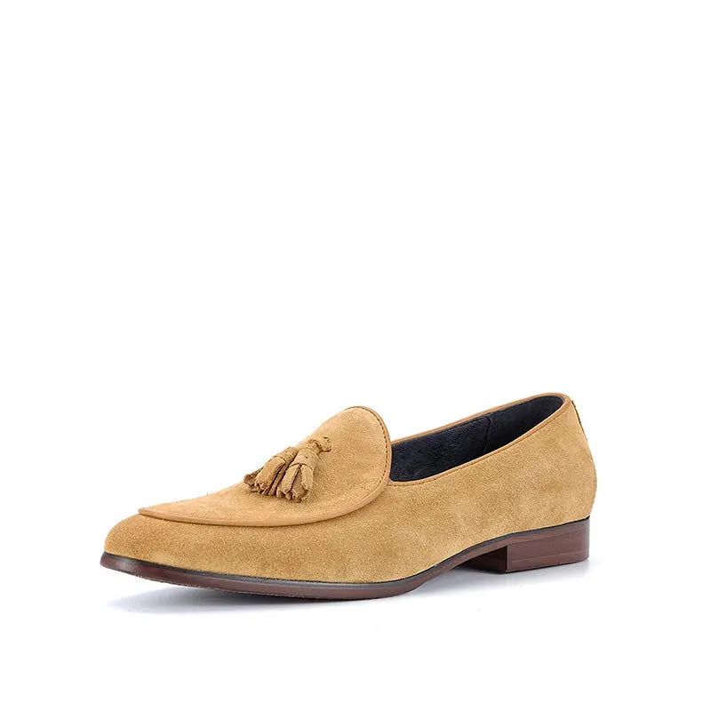 Mocassin à Gland Daim - Beige