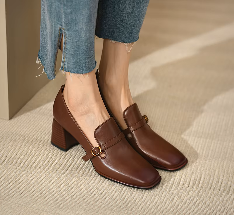 Chaussure Talon Marron