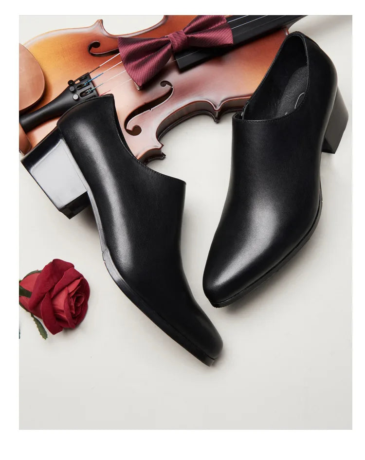 Mocassin Femme Cuir Noir Charbon – Heritage