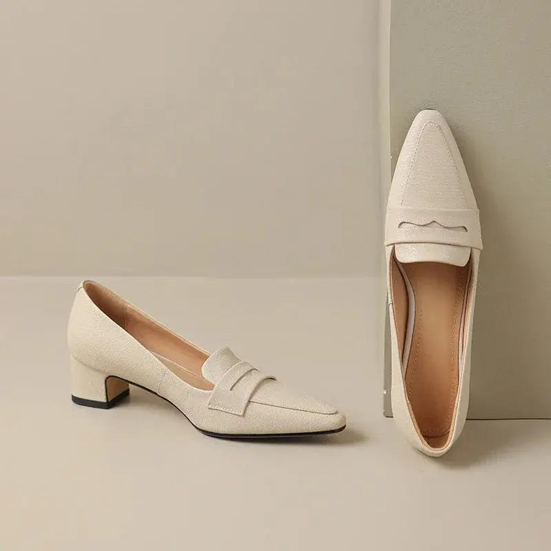 Chaussure Blanc Talon