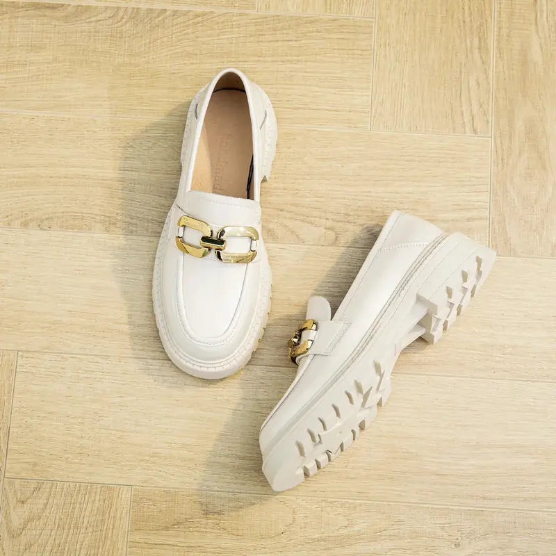 Chaussure Plateforme Blanche