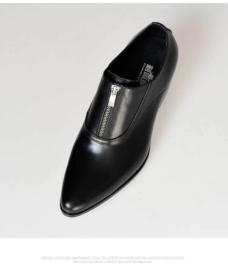 Mocassin Femme Talon Cuir Élégance Intemporelle – Élégance