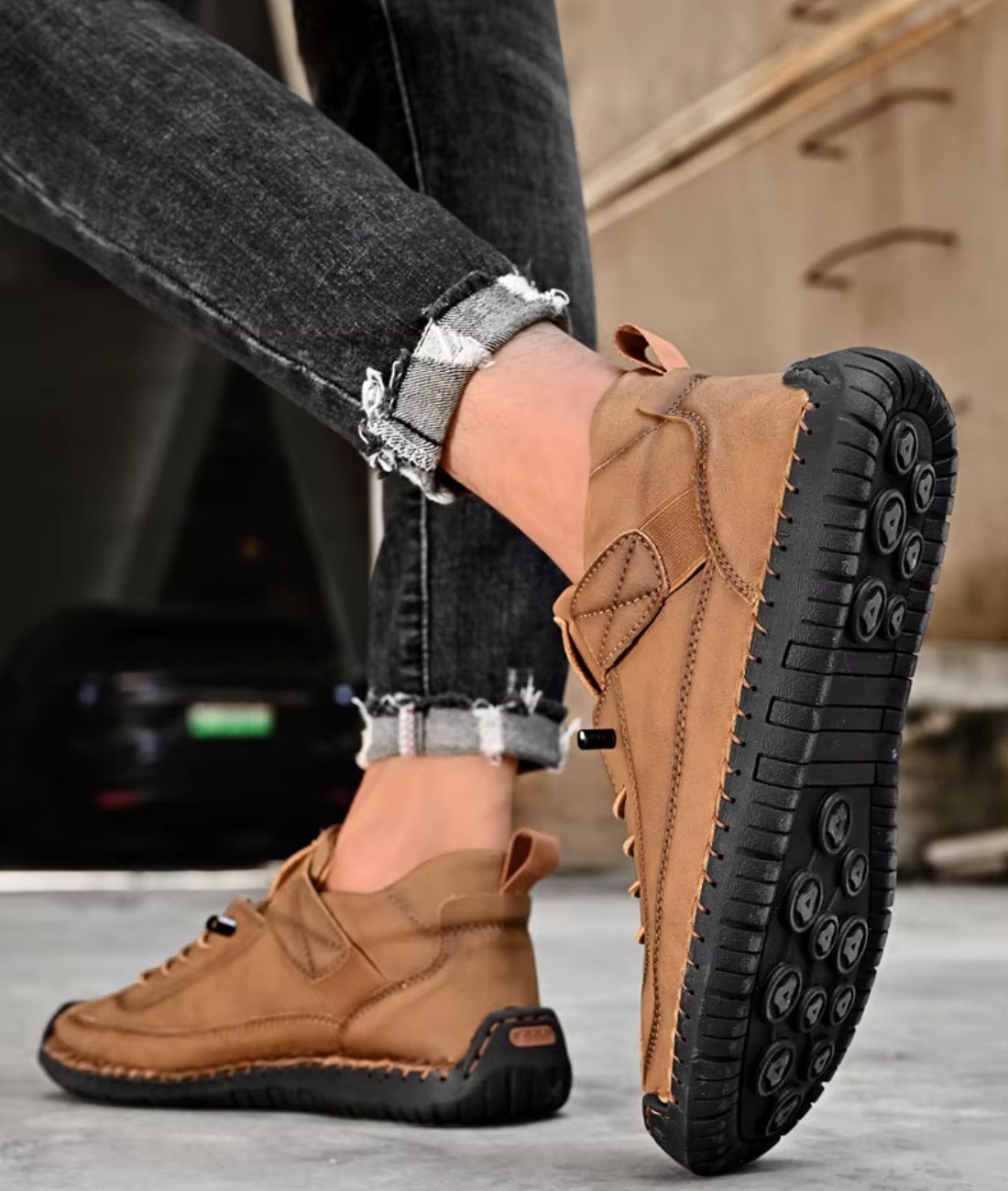 Chaussures en Effet cuir Décontractées Pour Hommes