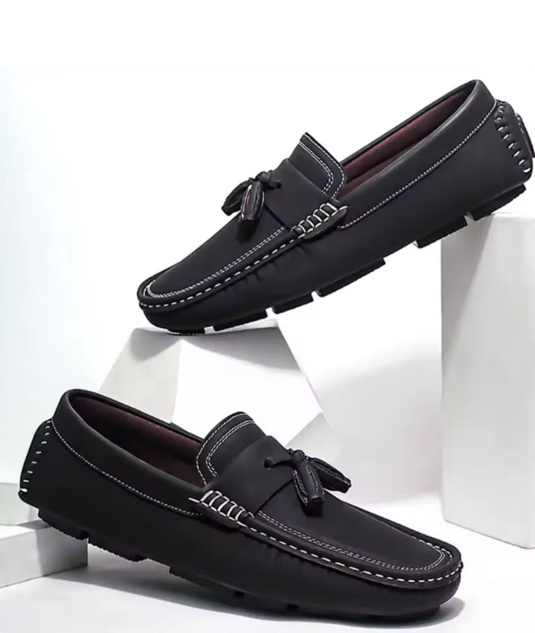 Mocassins Classiques À Glands Pour Homme