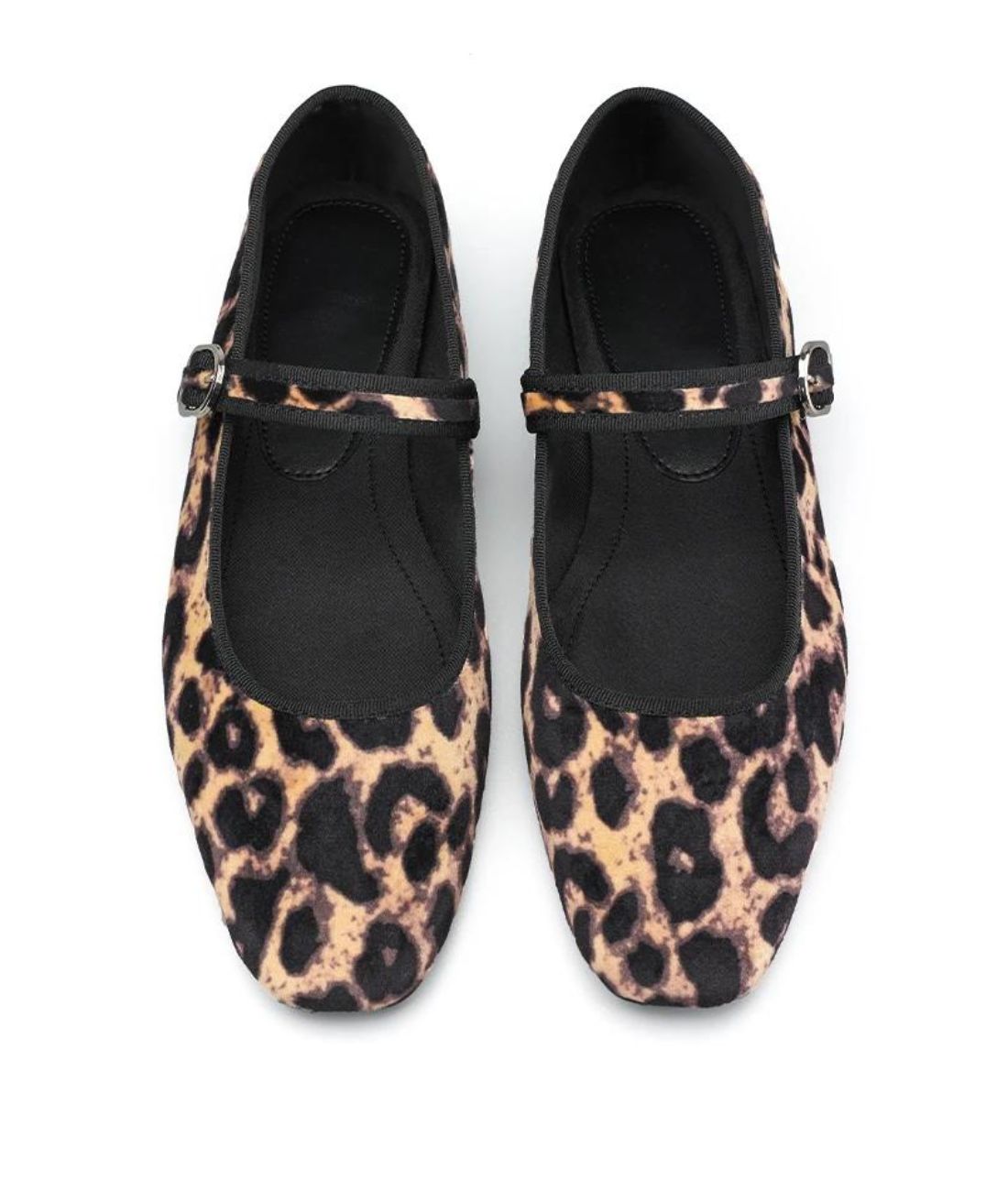 Mocassin Ballerine en Cuir Synthétique Léopard – Femme