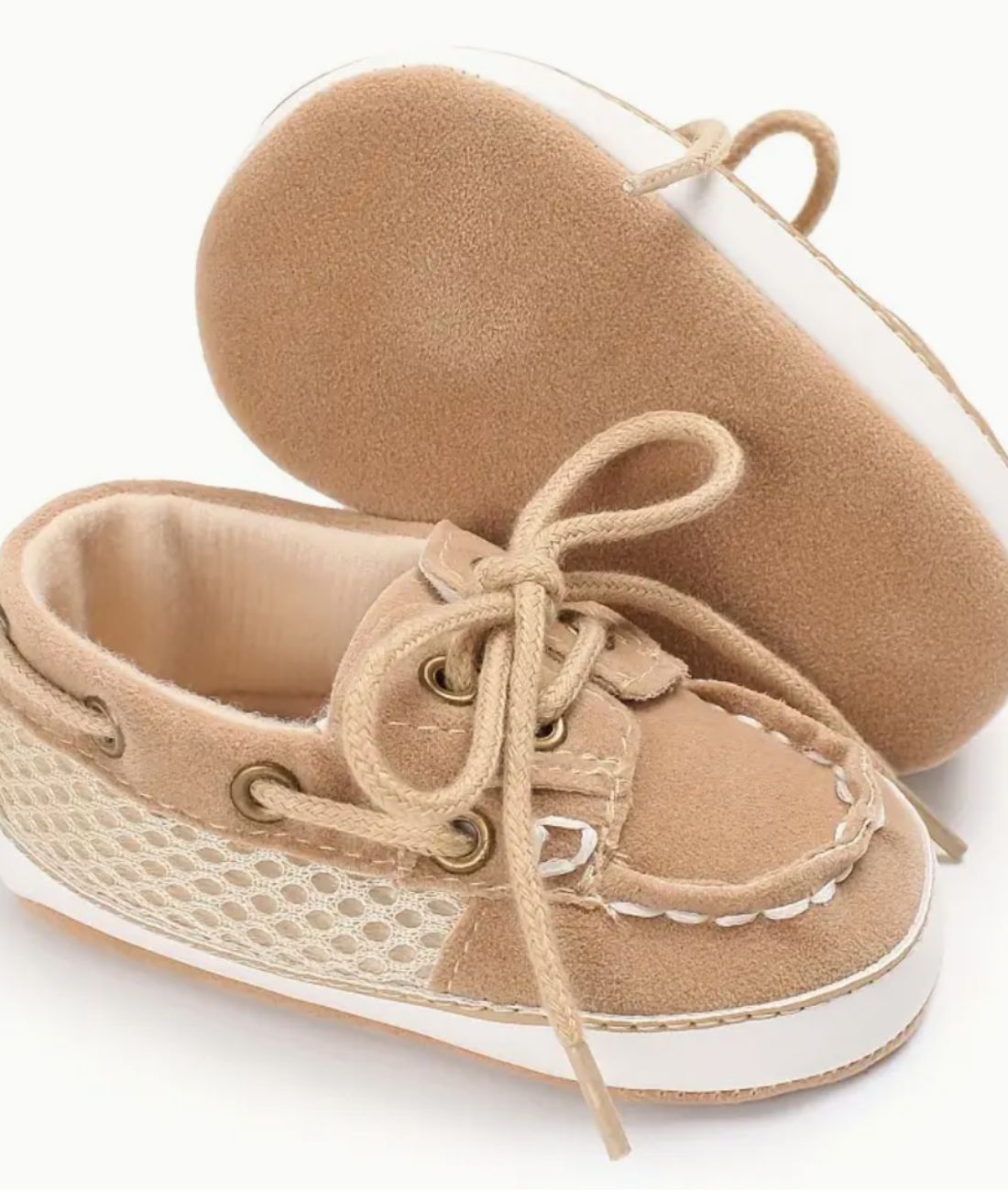 Mocassin Bateau en Daim Bleu Marine – Bébé