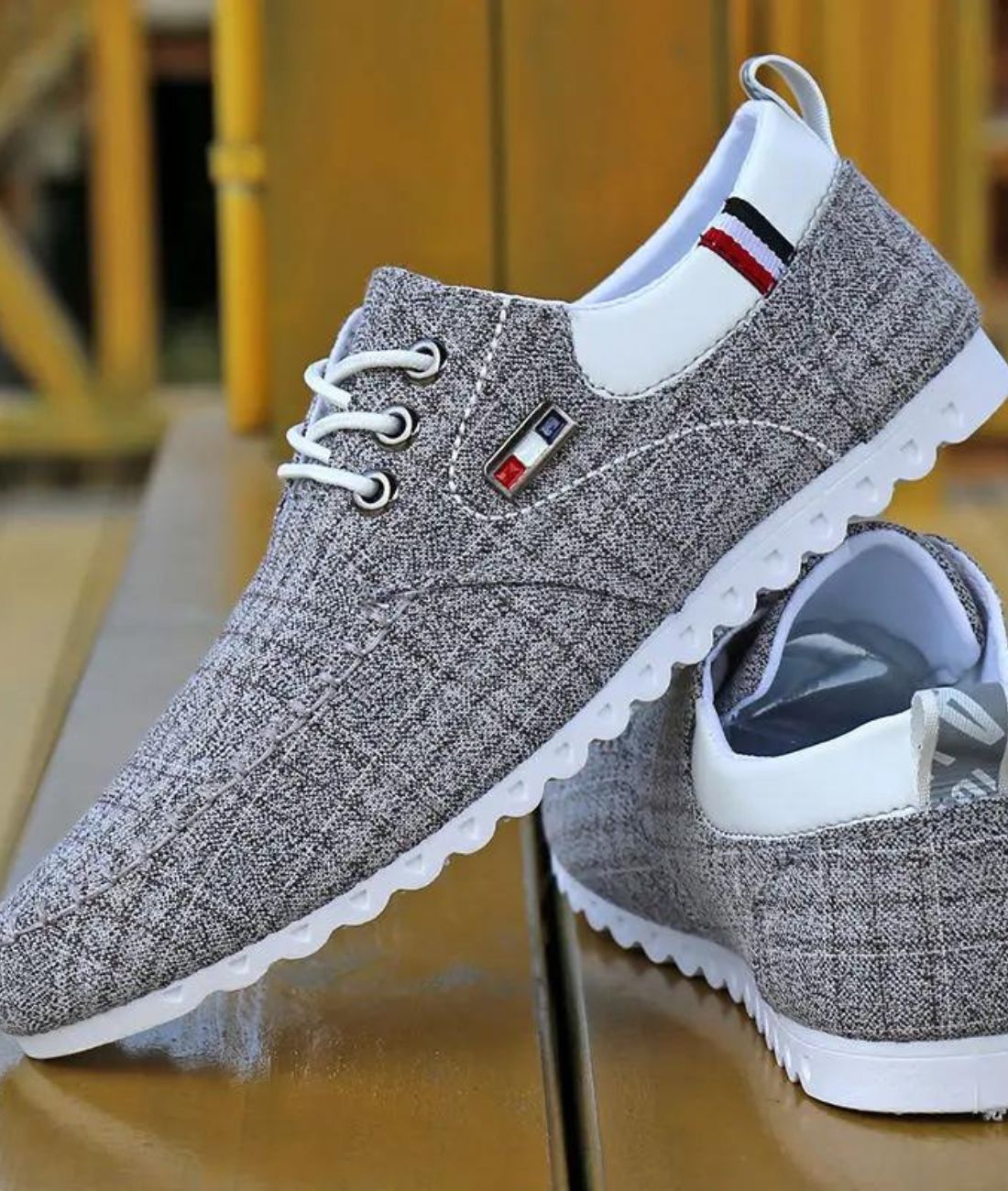 Mocassins Bateau Tricolores Tendances Pour Homme