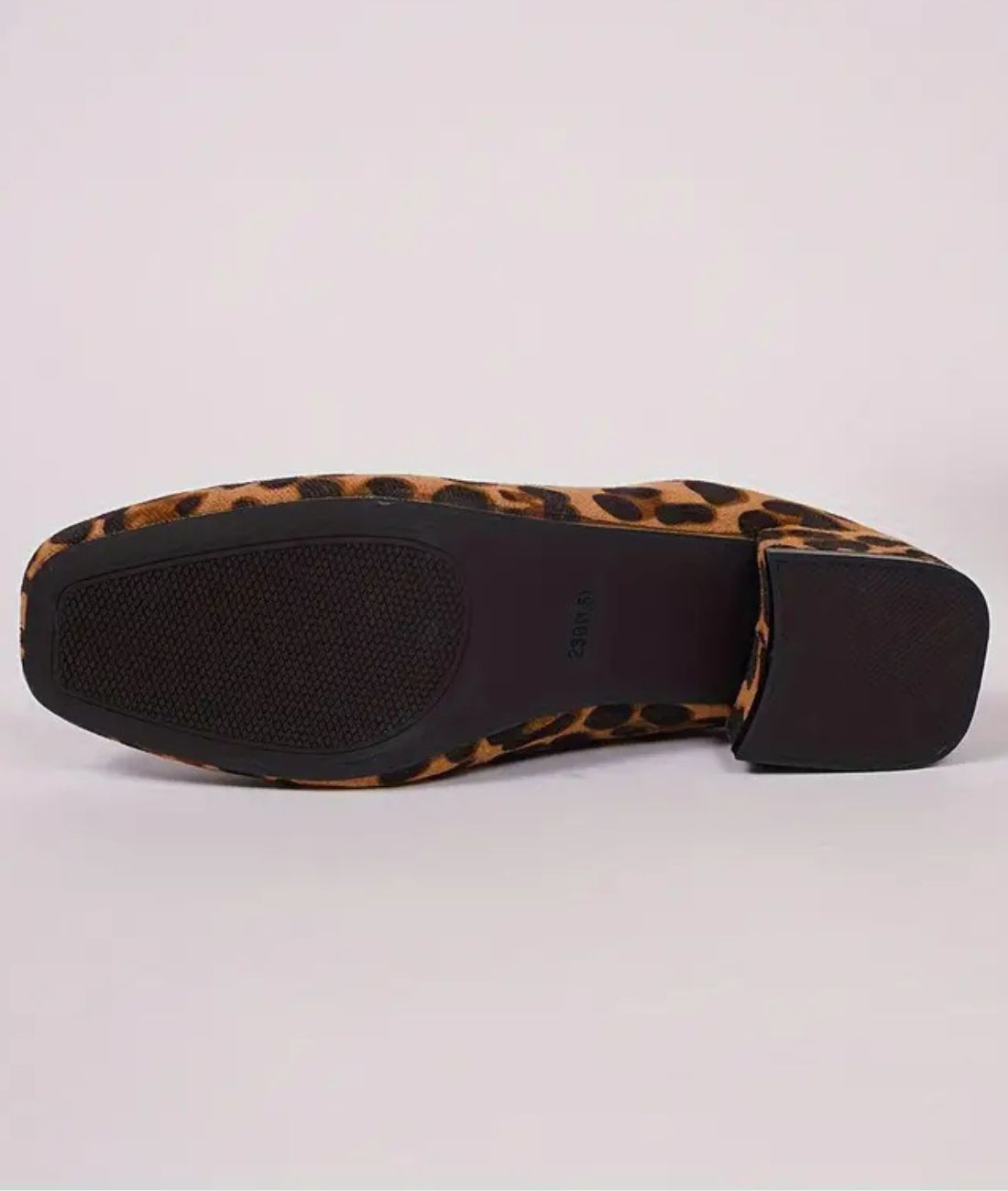 Mocassin Mule Sport en Toile Léopard – Femme