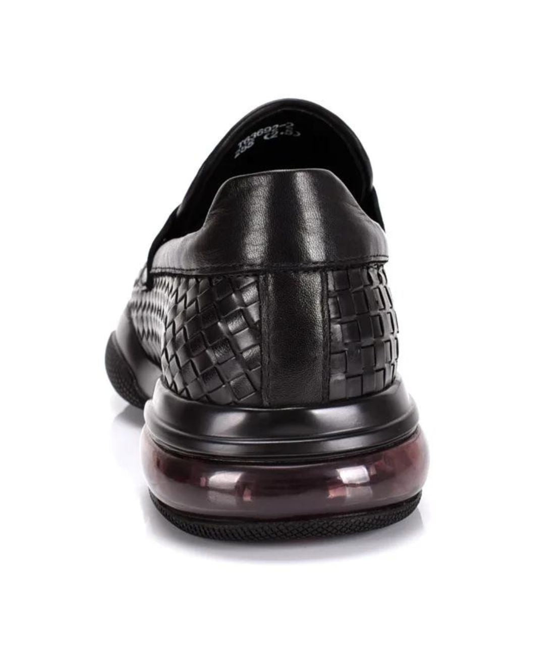 Mocassin Orthopédique en Effet cuir Noir Profond – Femme