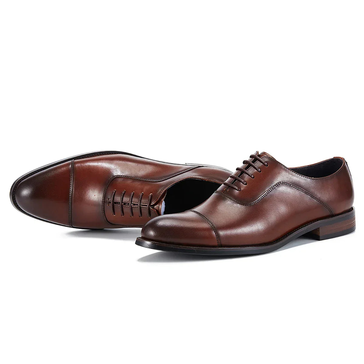 Mocassin Homme Cuir Satiné Noir Charbon Élégant – Prestige