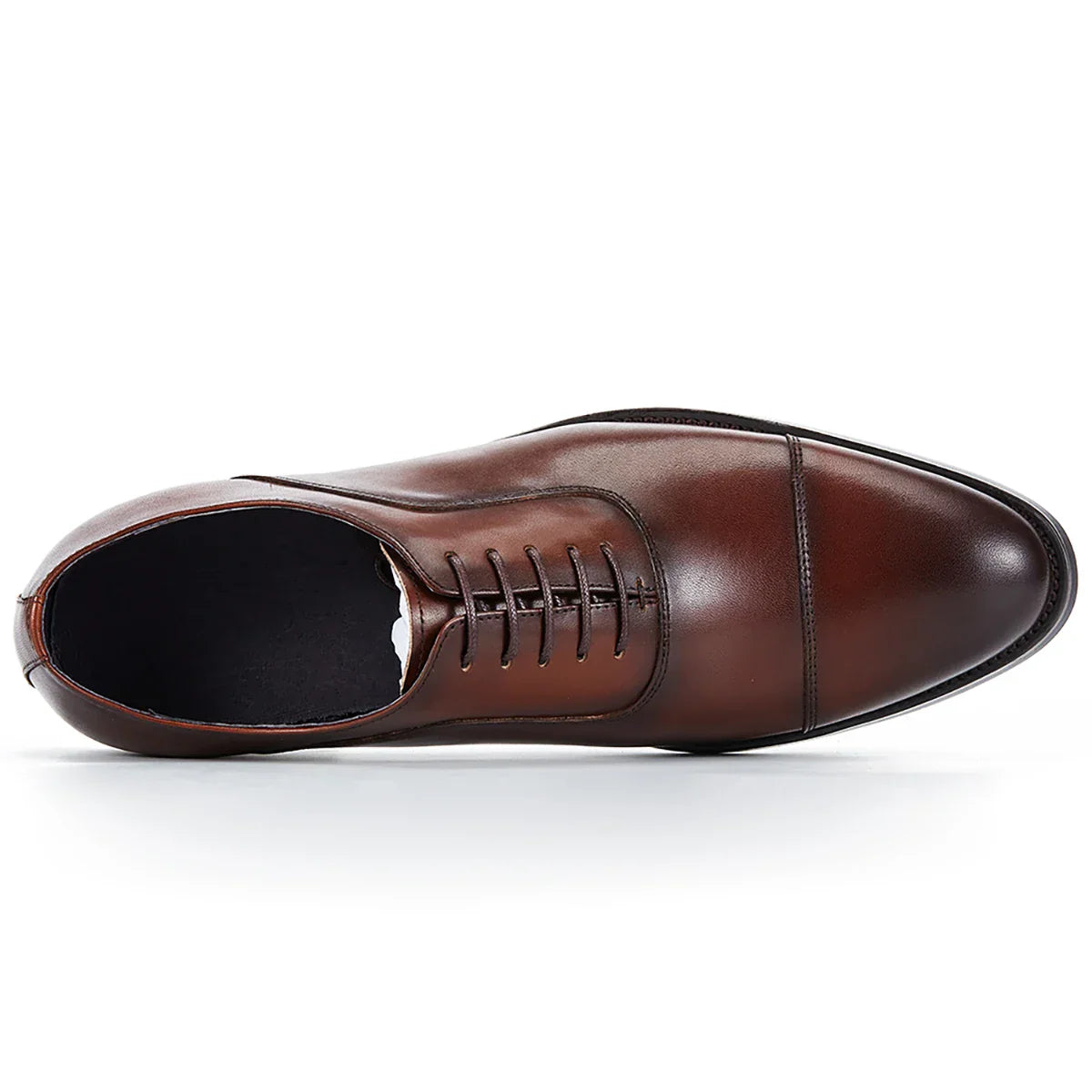 Mocassin Homme Cuir Satiné Noir Charbon Élégant – Prestige