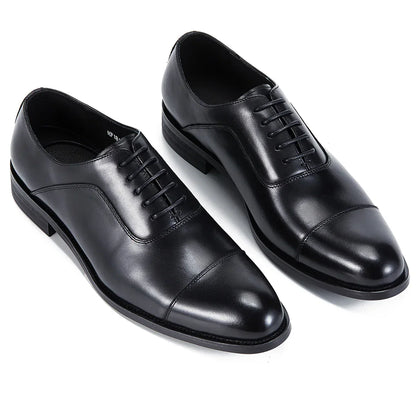 Mocassin Homme Cuir Satiné Noir Charbon Élégant – Prestige