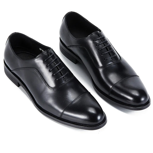 Mocassin Homme Cuir Satiné Noir Charbon Élégant – Prestige