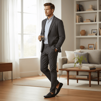 Mocassin Homme Cuir Grainé