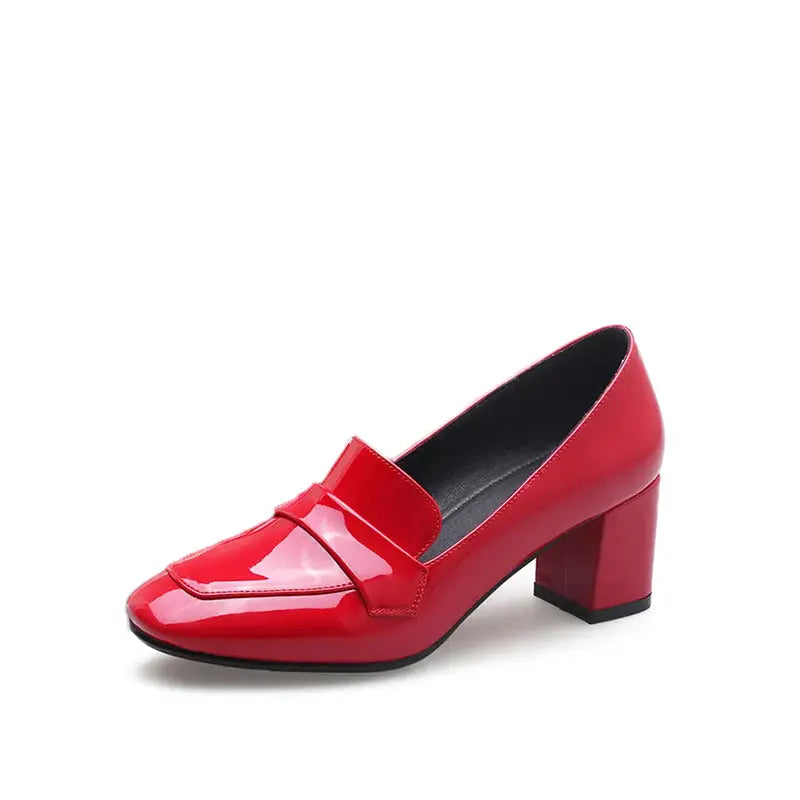 Escarpin Mocassin Talon
