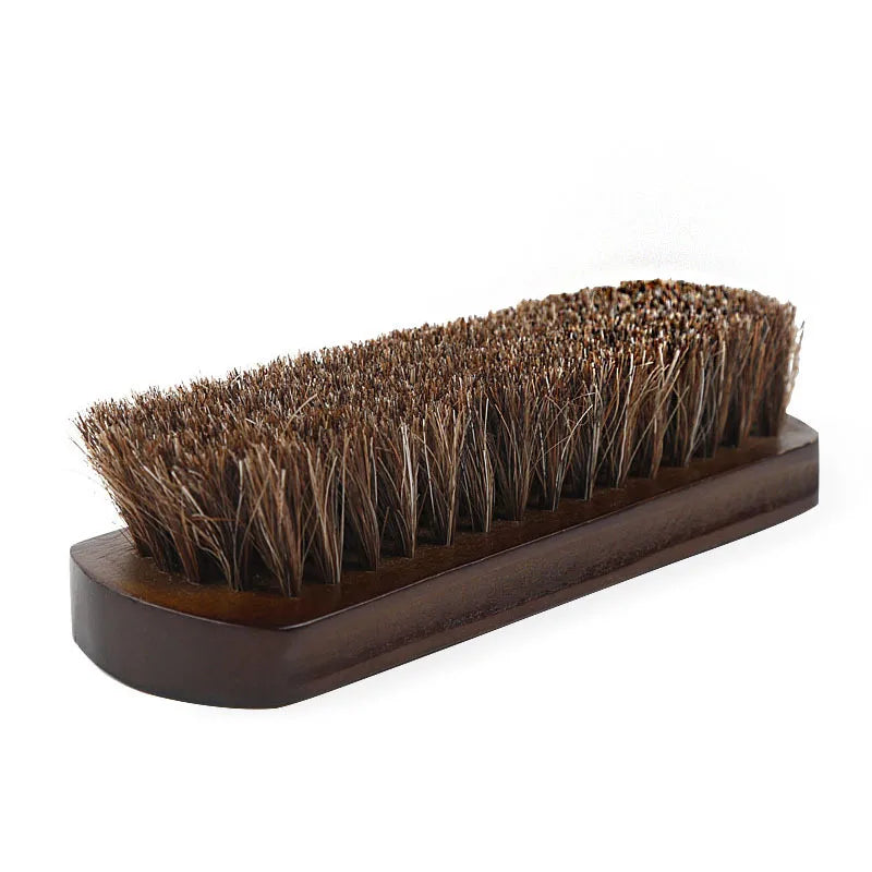 Brosse en Crin de Cheval – Finition & Brillance du Cuir