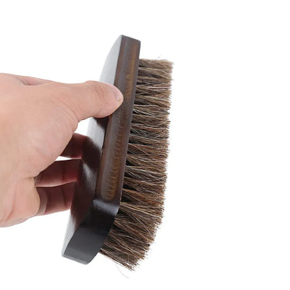 Brosse en Crin de Cheval – Finition & Brillance du Cuir
