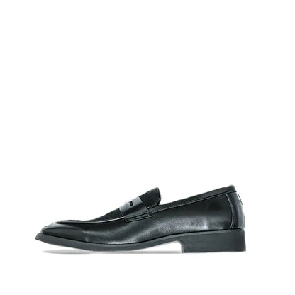 Mocassin Bleu Marine Homme Cuir