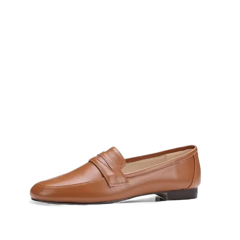Chaussure Femme Camel Cuir