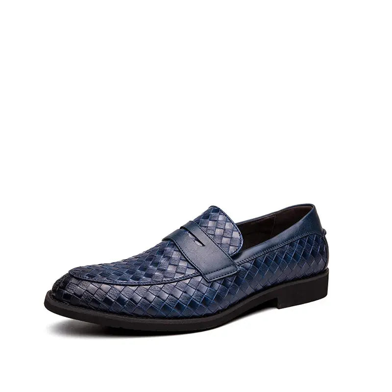 Mocassin Homme Cuir Tressé