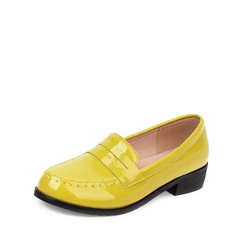 Mocassin Femme Cuir Vernis