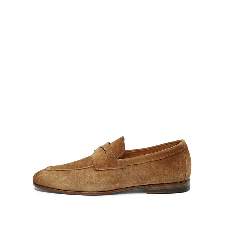 Mocassin Daim Camel Homme