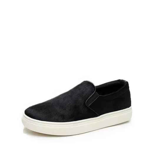 Mocassin Femme Semelle Épaisse - Noir