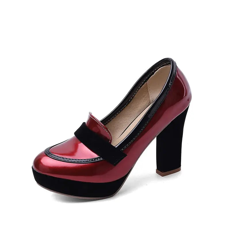 Mocassins à Talons Hauts