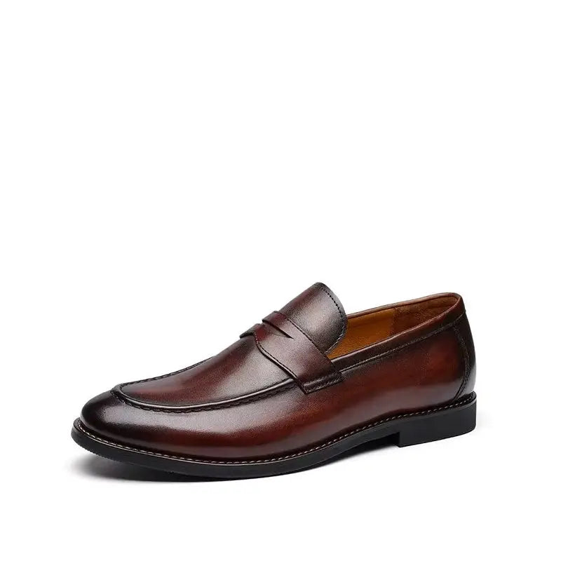 Mocassin Homme Cuir Cognac