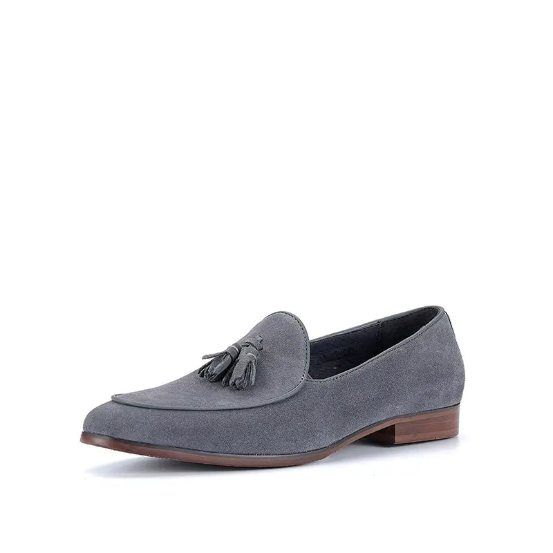 Mocassin à Gland Daim - Gris