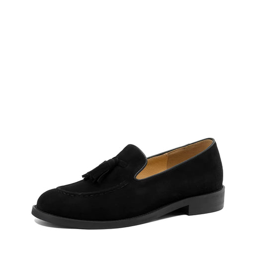 Mocassin à Gland Femme - Noir