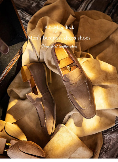 Mocassin Homme Daim Suédé à Glands – Regal