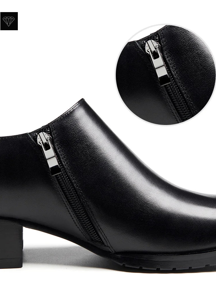 Mocassin Femme Talon Cuir Authentique – Legacy