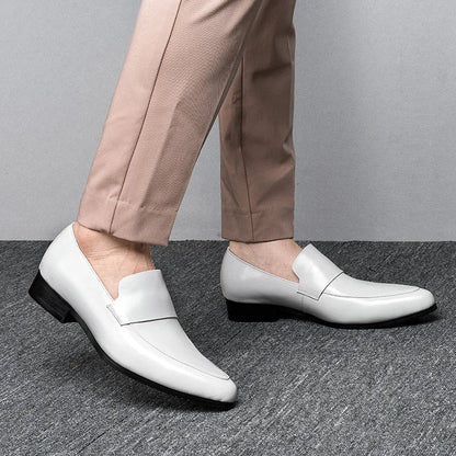 Mocassin Homme Cuir Ébène Lustré – Prestige