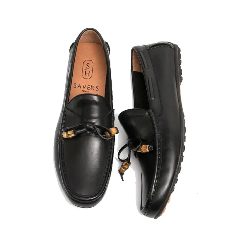 Mocassin Homme Cuir Satiné Mat Luxueux - Prestige